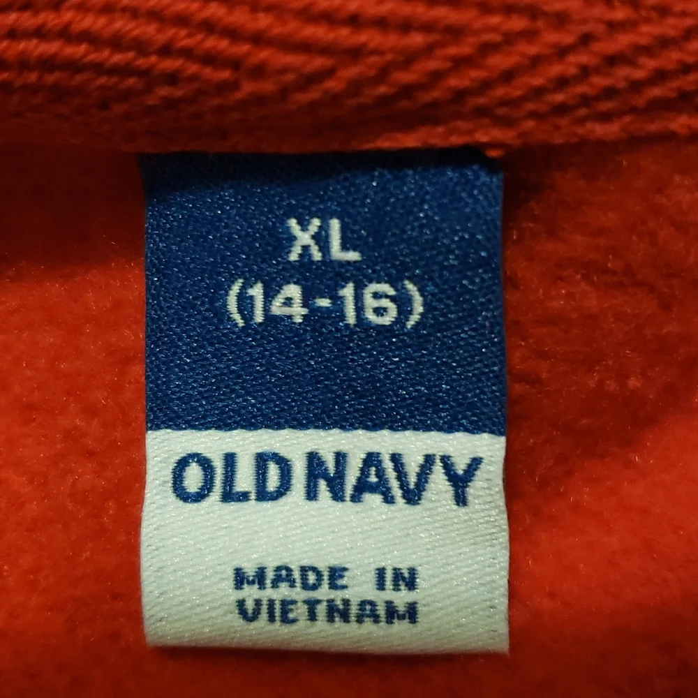 Old Navy Red cotton Blend Hoodie - Picture 6 of 8
